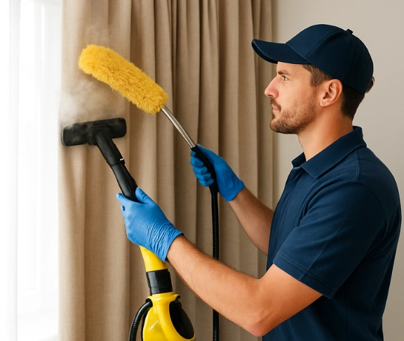 Trusted residential curtain cleaning technician Matty Curtain Cleaning roseville-chase-nsw QLD