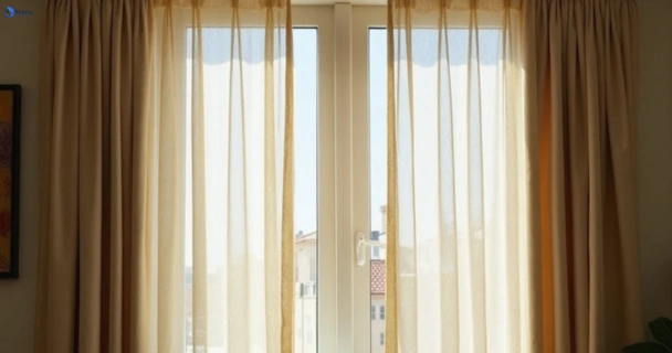 Dull dusty drapes in roseville-chase-nsw before professional cleaning